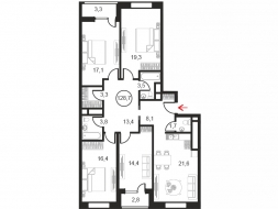 ИСКРА-ПАРК, Искра_Общие затраты, Секция 9, ап. 641